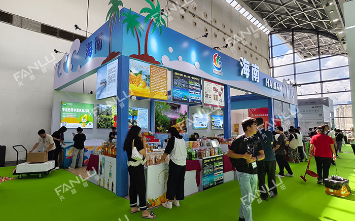 简约接待型东博会展台设计怎么做